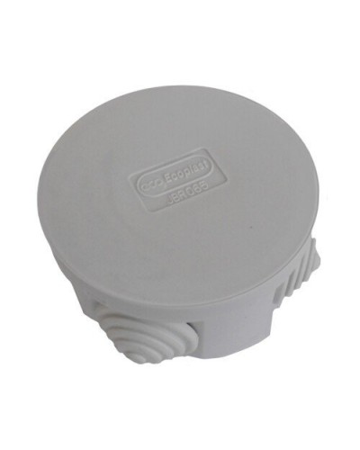 Коробка 3001 D70x36, 4 вых, IP55, серая (44001). Коробка монтажная. Экопласт в Череповце