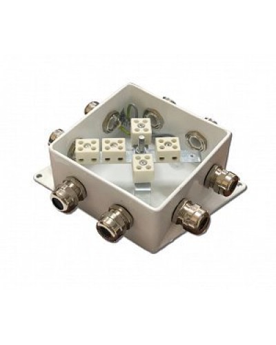 КМ-О (10к*10,0)-IP66-120х120, три ввода: Коробка монтажная огнестойкая в Череповце