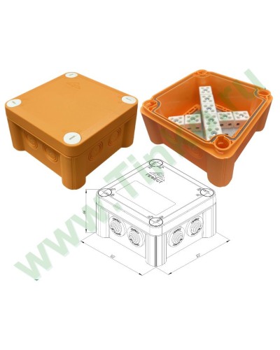 КМ-О-1212(П)(18к)-IP55: Коробка монтажная огнестойкая в Череповце