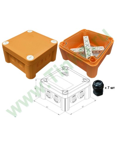 КМ-О-1212(П)(18к)-IP66(П6-12): Коробка монтажная огнестойкая в Череповце