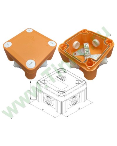 КМ-О-1010(П)(8к)-IP55: Коробка монтажная огнестойкая в Череповце