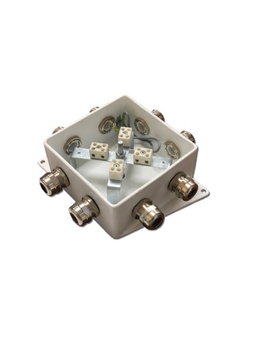 КМ-О (8к)-IP66-120х120, шесть вводов: Коробка монтажная огнестойкая в Череповце