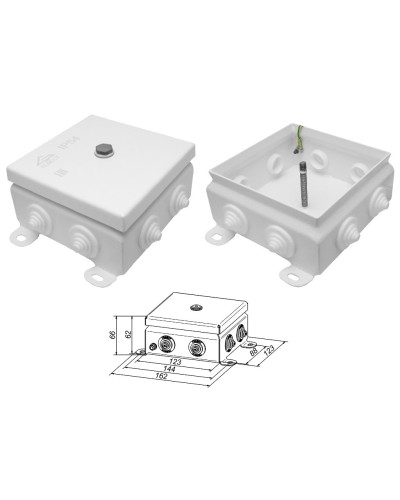 КМ IP55-1212. Коробка монтажная электротехническая. Гефест в Череповце