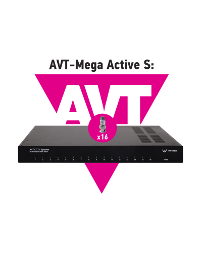 AVT-Mega Active S. 16-ти канальный комплект для передачи AHD/CVI/TVI 5Mp/4Mp/1080p. Инфотех в Череповце