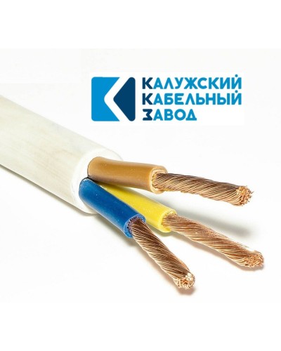 ПВС 3х10,0 белый ГОСТ ККЗ. Провод со скрученными жилами. ККЗ (Калужский Кабельный Завод) в Череповце