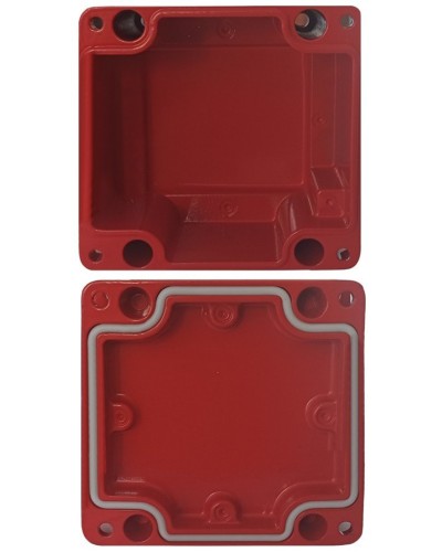 МКС Мороз, глухая, IP66/IP68, красный. Коробка коммутационная металлическая. Магнито-Контакт в Череповце