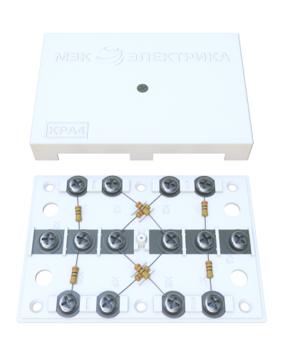 KRA-4 300 Om white (MEC42103). Коробка на 4 абонента. МЭК-Электрика в Череповце