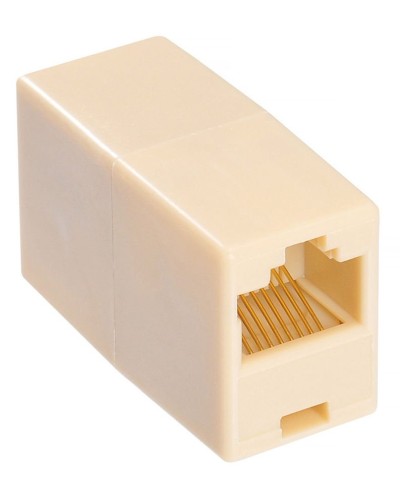 RJ-45 (розетка)-RJ-45 (розетка) (бежевый): Разъем распределительный в Череповце