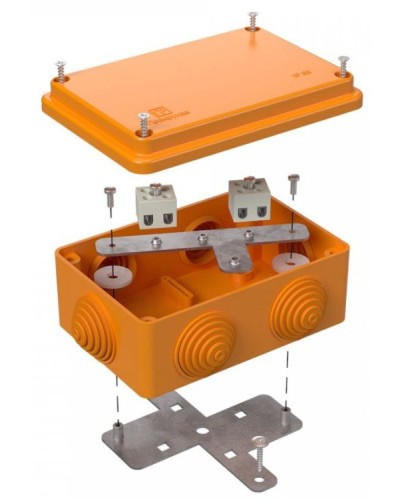 Коробка огнестойкая 120х80х50 (40-0340-FR1.5-4). Коробка огнестойкая для открытой установки. Промрукав в Череповце