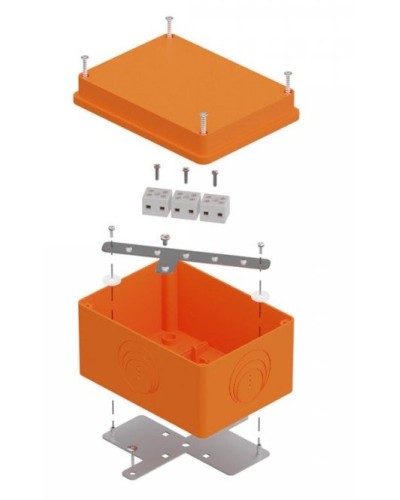 Коробка огнестойкая 150х110х90 E15-E120 для о/п (40-0351-FR1.5-6). Коробка огнестойкая для открытой установки. Промрукав в Череповце