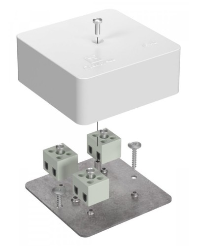 Коробка огнестойкая 75х75х30 (40-0450-FR2.5-6). Коробка огнестойкая для открытой установки. Промрукав в Череповце