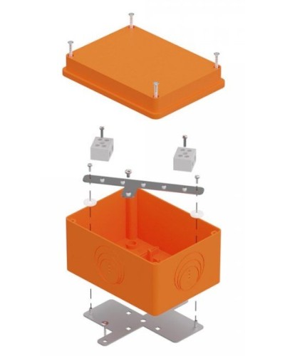 Коробка огнестойкая 150х110х90 E15-E120 для о/п (40-0351-FR10.0-4). Коробка огнестойкая для открытой установки. Промрукав в Череповце