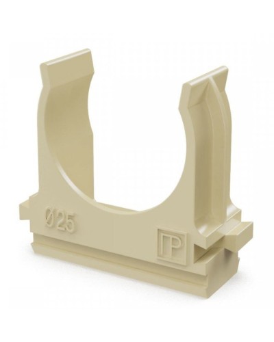 Крепёж-клипса для труб АБС-пластик сосна D25 (100 шт) (PR13.0050). Крепление для труб ПВХ. Промрукав в Череповце