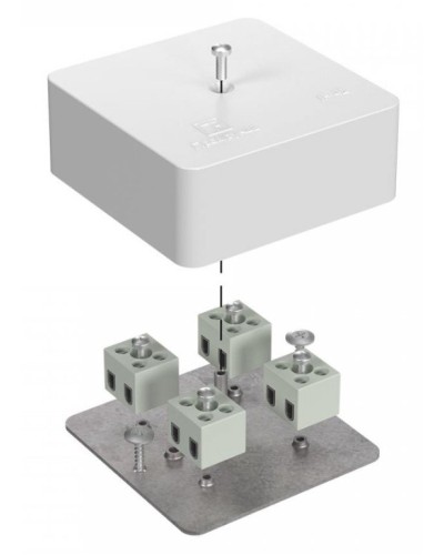 Коробка огнестойкая 75х75х30 (40-0450-FR1.5-8). Коробка огнестойкая для открытой установки. Промрукав в Череповце