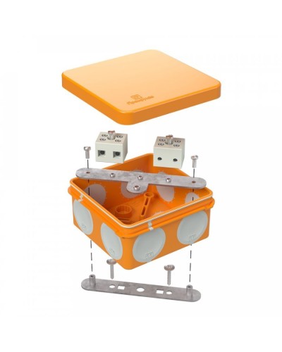 Коробка огнестойкая 80х80х40 (60-0210-FR6.0-4). Коробка огнестойкая для открытой установки. Промрукав в Череповце