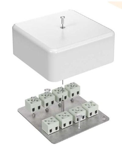 Коробка огнестойкая 103х103х45 для кабель-канала (40-0470-FR10.0-6). Коробка огнестойкая для кабель-канала. Промрукав в Череповце