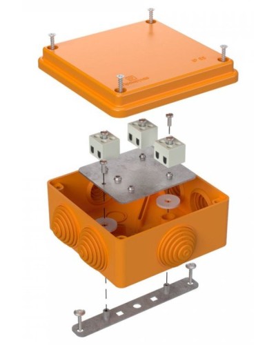Коробка огнестойкая 100х100х50 (40-0300-FR2.5-6). Коробка огнестойкая для открытой установки. Промрукав в Череповце