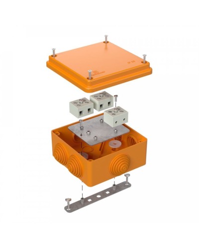 Коробка огнестойкая 100х100х50 (40-0300-FR6.0-6). Коробка огнестойкая для открытой установки. Промрукав в Череповце