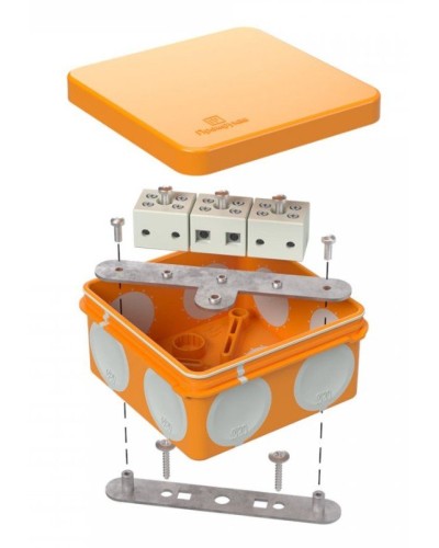 Коробка огнестойкая 60-0210-FR6.0-6 Е15-Е120 80х80х40. Коробка огнестойкая для открытой установки. Промрукав в Череповце