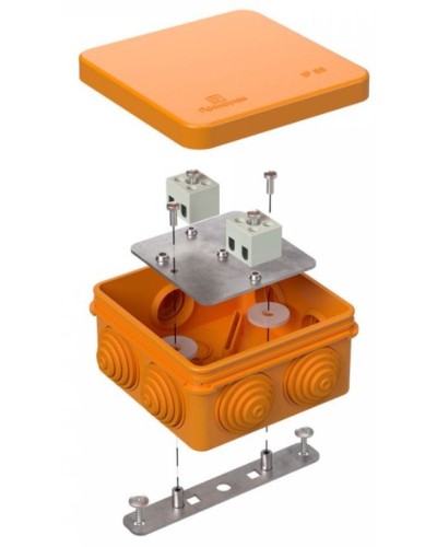 Коробка огнестойкая 80х80х40 (40-0210-FR2.5-4). Коробка огнестойкая для открытой установки. Промрукав в Череповце