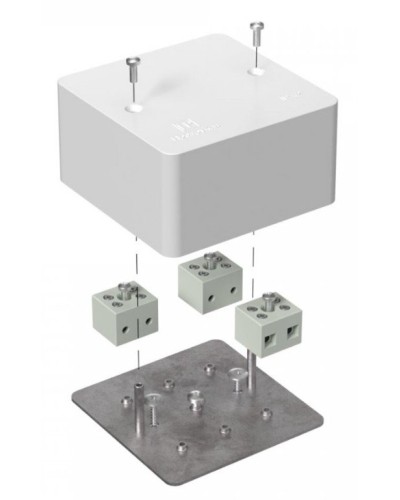 Коробка огнестойкая 103х103х45 (40-0470-FR2.5-6). Коробка огнестойкая для открытой установки. Промрукав в Череповце