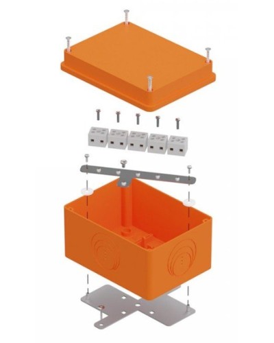 Коробка огнестойкая 150х110х90 E15-E120 для о/п (40-0351-FR2.5-10). Коробка огнестойкая для открытой установки. Промрукав в Череповце