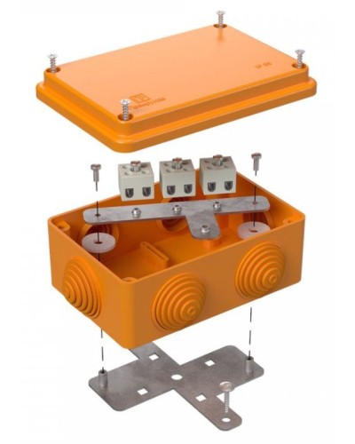 Коробка огнестойкая 120х80х50 (40-0340-FR1.5-6). Коробка огнестойкая для открытой установки. Промрукав в Череповце