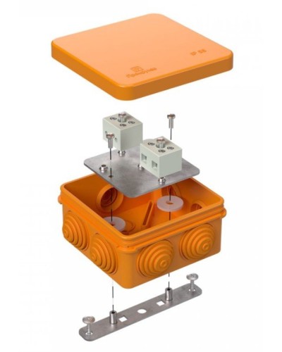 Коробка огнестойкая 40-0210-FR6.0-4 Е15-Е120 80х80х40. Коробка огнестойкая для открытой установки. Промрукав в Череповце