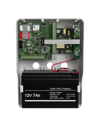 Mega v.5 LTE в корпусе (под АКБ 1,2-7 Ач с БРП 12V 2,5А). Панель охранная радиоканальная. Ритм в Череповце