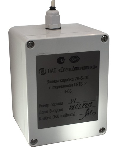 ZB-5-QC с DRTB-2 исп.02. Монтажная зонная коробка. Спецавтоматика, Москва в Череповце