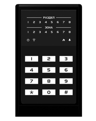 МИРАЖ-КД-04 (black). Кнопочная кодовая панель. Стелс НПП в Череповце