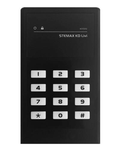 STEMAX KD Livi (черный). Беспроводная кнопочная кодовая панель. Стелс НПП в Череповце